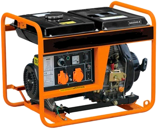 Генератор дизельний NIK 1 фаза (220В), 5кВт, (DG 5000E)